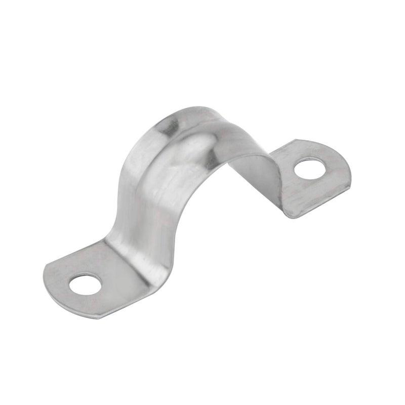ISPINNER 25pcs M25 Stainless Steel Rigid Pipe Strap for 1 Inch Hose OD, 2 Holes Cable U Bracket Clamp Hanger Tube Strap Tension Clips - Image 5